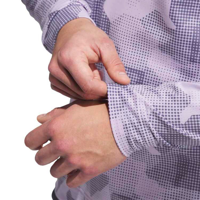 adidas Go-To Printed 1/4 Zip Golf Pullover