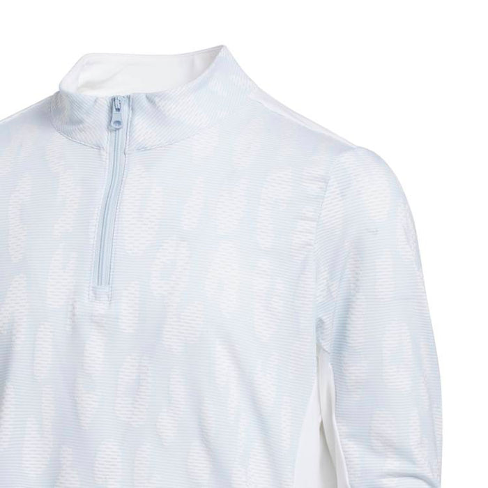 adidas Junior UPF Mock Golf Pullover