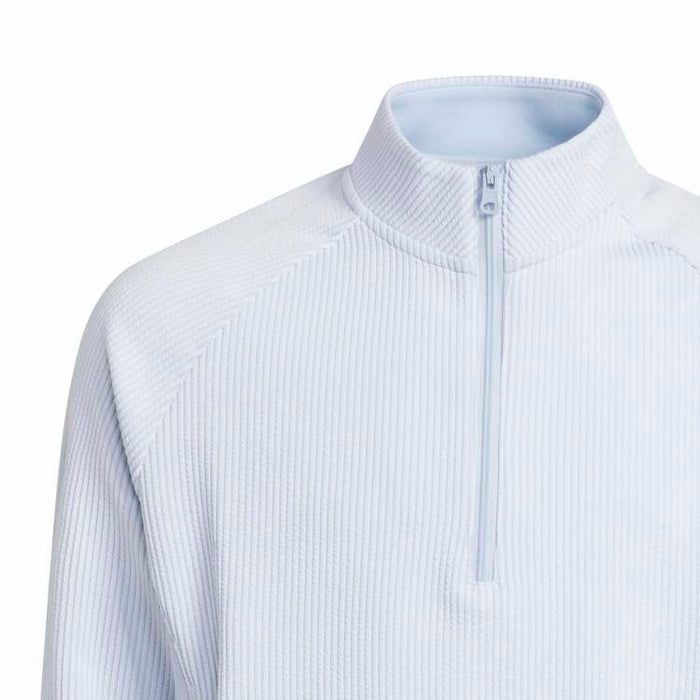 adidas Junior Textured Golf Pullover