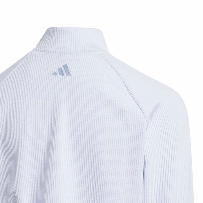 adidas Junior Textured Golf Pullover