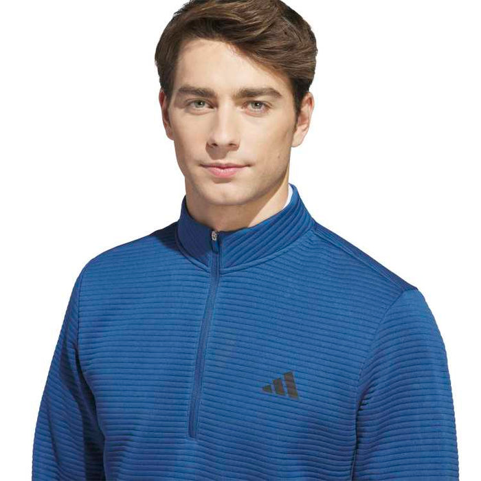 adidas Ultimate365 Dwr Textured 1/4 Zip Golf Pullover