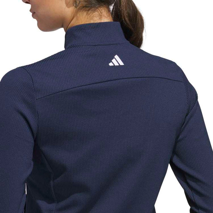 adidas Ladies Performance Textured Full Zip Golf Jacket