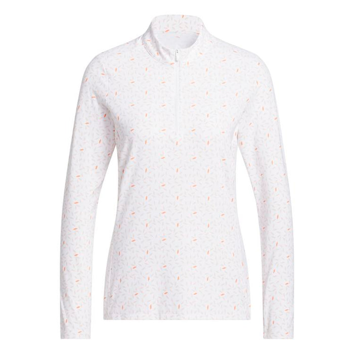 adidas Ladies Ultimate365 Printed 1/4 Zip Golf Pullover