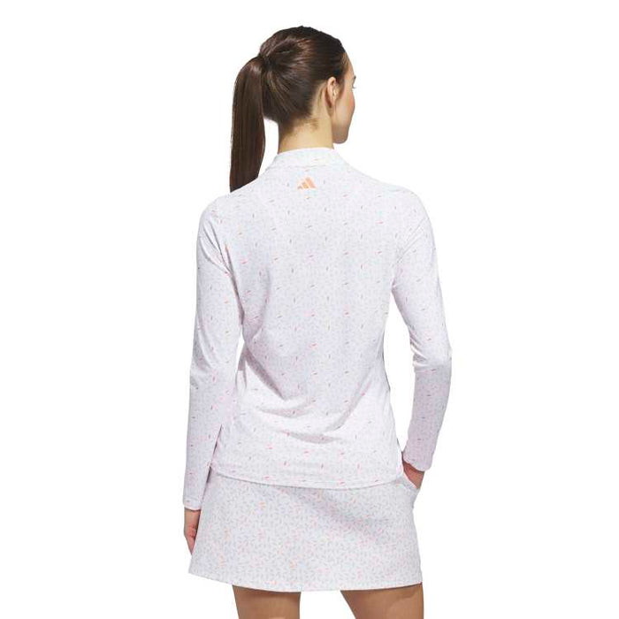 adidas Ladies Ultimate365 Printed 1/4 Zip Golf Pullover