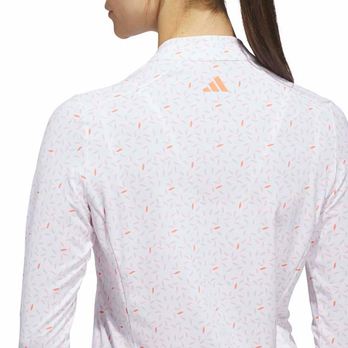 adidas Ladies Ultimate365 Printed 1/4 Zip Golf Pullover