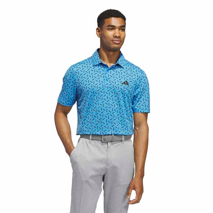 adidas Ultimate365 Mesh Print Climacool Golf Polo