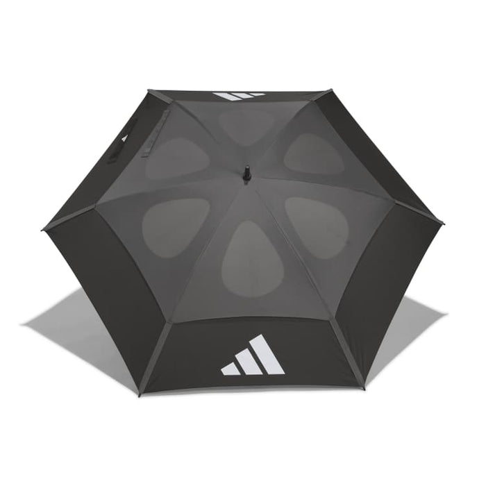adidas Double Canopy Golf Umbrella - Black 