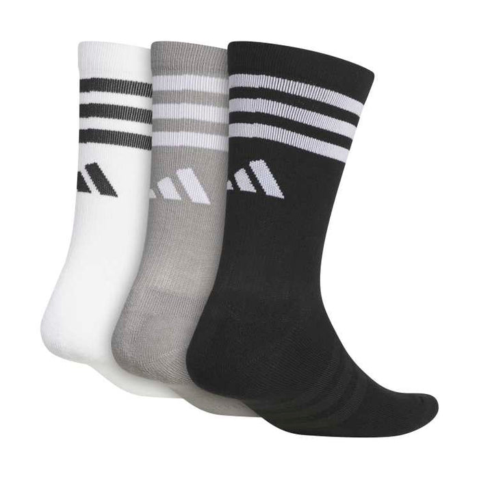 adidas 3 Pack Golf Crew Socks
