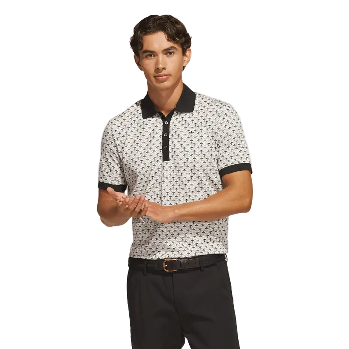 Adidas Originals All Over Trefoil Golf Polo