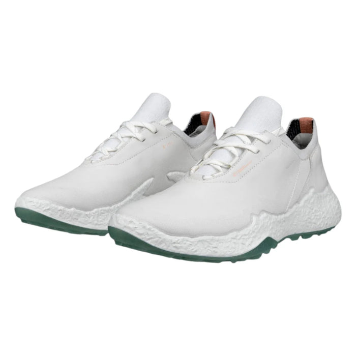 Ecco Biom H5 Ladies Golf Shoes - White/Sedum Green