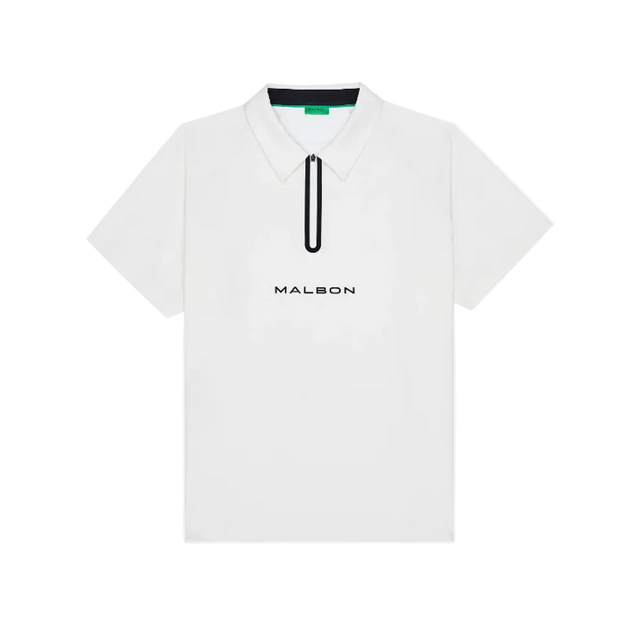 Malbon Performance Zip Raglan Polo