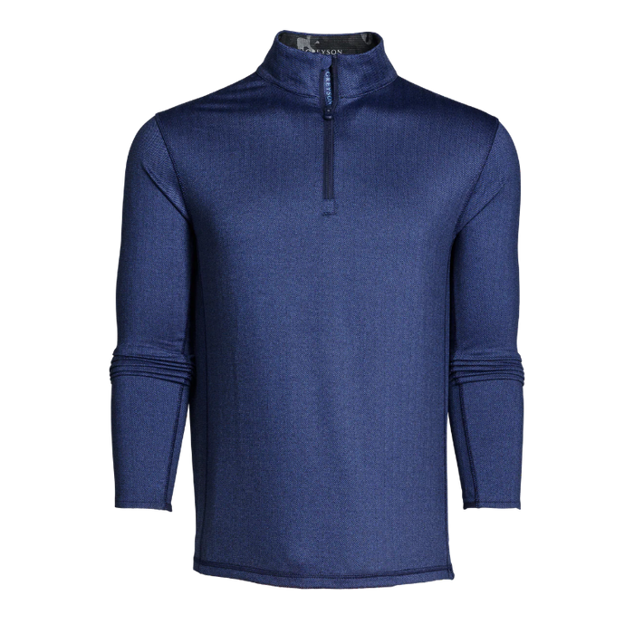 Greyson Herringbone Tate Golf Quarter Zip