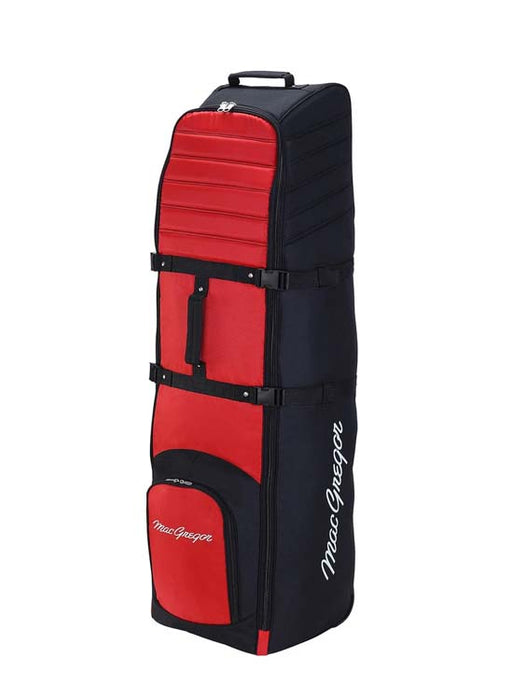 MacGregor VIP II Premium Wheeled Golf Travel Cover - Black/Red