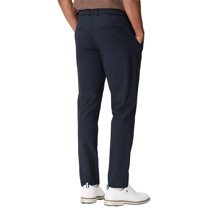 Macade Lightweight Tapered Golf Trousers - Navy Back View