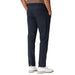 Macade Lightweight Tapered Golf Trousers - Navy Back View