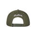 Malbon Benchmark Golf Snapback - Military Green Back View