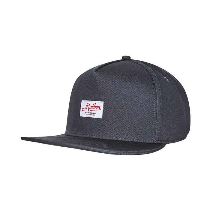 Malbon Benchmark Golf Snapback - Blueberry Side View