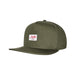 Malbon Benchmark Golf Snapback - Military Green Side View