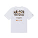 Malbon Bermuda Championship Golf T-Shirt - White Back View