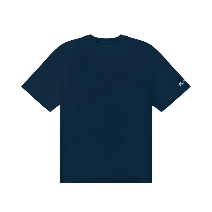Malbon Bermuda Golf T-Shirt - Navy Back View