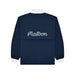 Malbon Cascade Golf Windshirt - Navy Back View