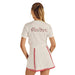 Malbon Ladies Cosette Blossom Golf T-Shirt - Vanilla Back View