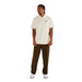 Malbon Fairway Golf Polo - Ivory Front View