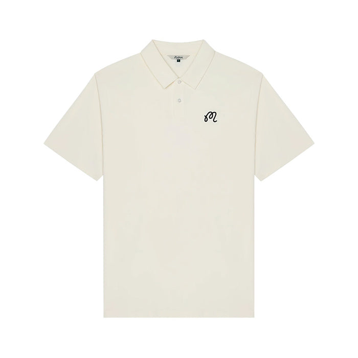 Malbon Fairway Golf Polo - Ivory 