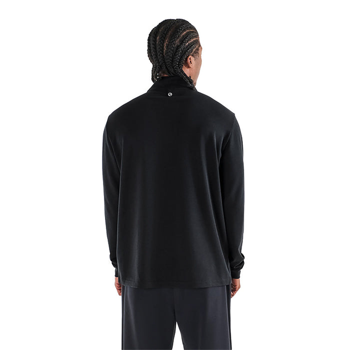 Malbon Flyer Golf Pullover - Black Back View