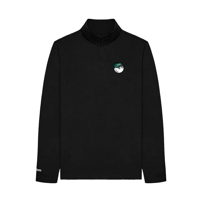 Malbon Flyer Golf Pullover - Black 