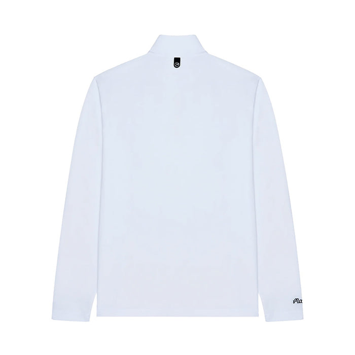 Malbon Flyer Golf Pullover - White Back Detailed 