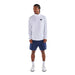 Malbon Flyer Golf Pullover - White Front View