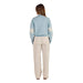 Malbon Alps Golf Sweater - Light Blue Back View