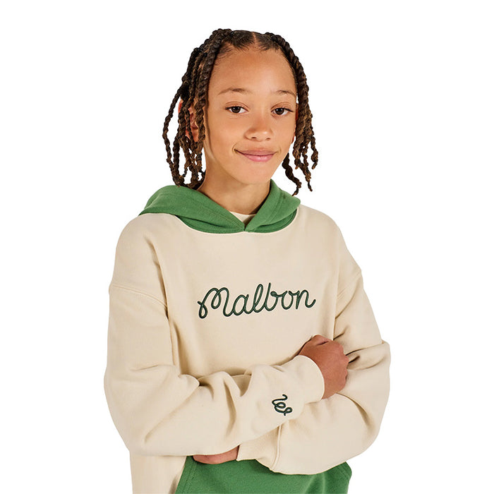 Malbon Cooper Bucket Golf Hoodie - Off White Logo View