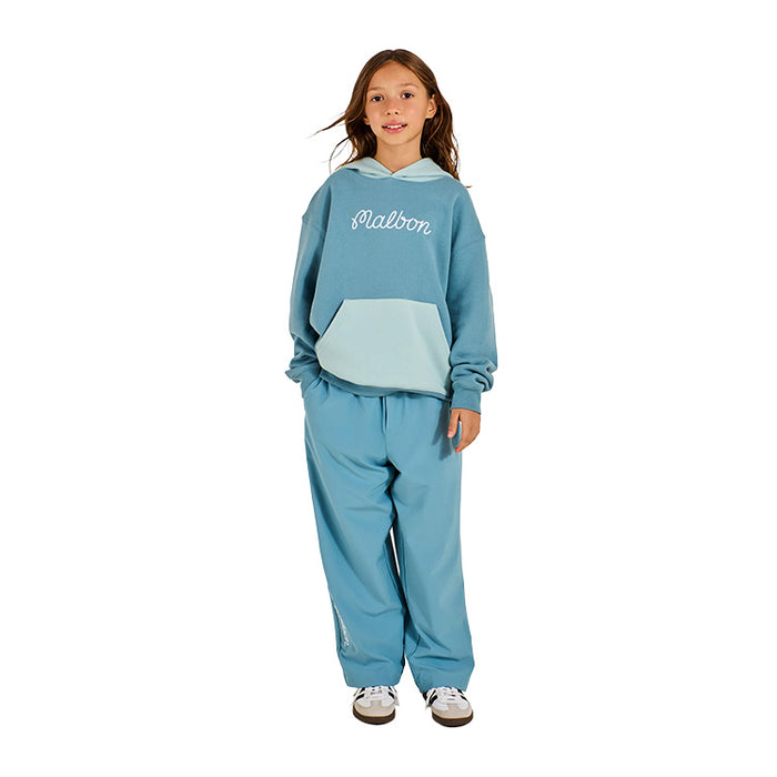 Malbon Cooper Bucket Golf Hoodie - Smoke Blue 