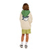 Malbon Cooper Bucket Golf Hoodie - Off White Back View