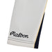 View of the Malbon Aurora Midlayer sleeve,  showing an embroidered Malbon logo at the bottom of the sleeve.