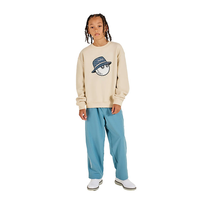 Malbon Junior Cooper Bucket Golf Pullover - Off White