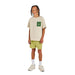 Malbon Junior Cooper Bucket Golf T-Shirt - Off White 