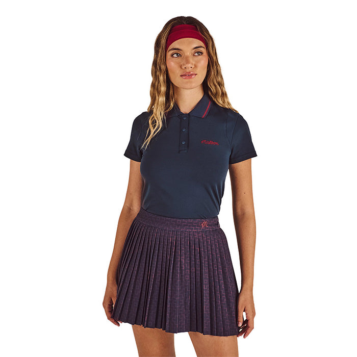 Malbon Paloma Golf Polo - Blueberry 