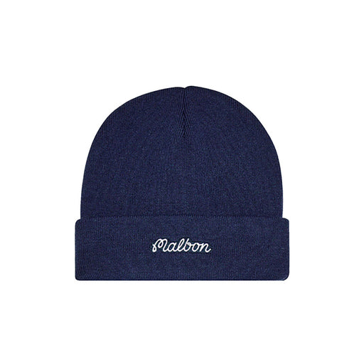 Malbon Script Golf Beanie - Navy