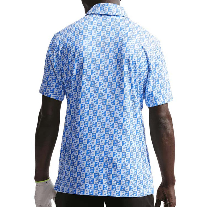 Nike Par 5 Dri Fit Icon Print Golf Polo