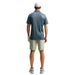 Nike Par Dri-FIT Grass Print Golf Polo - Black Back View