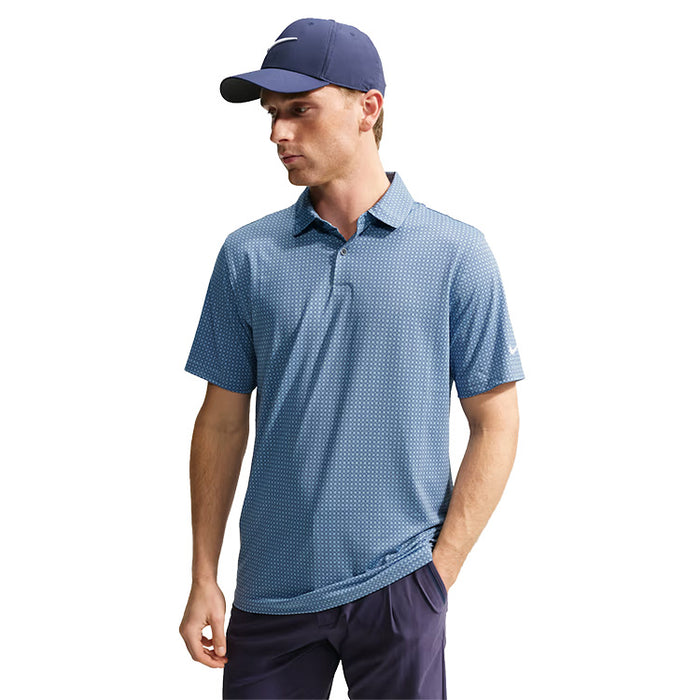 Nike Velocity Dri-FIT Printed Golf Polo - College Navy