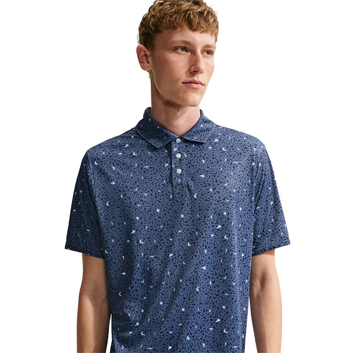 Nike Par Dri-FIT Microprint Birds Golf Polo