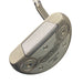A close-up studio shot of a golf putter head on a white background, showing the model 'Damascus Milled Rossie S'.