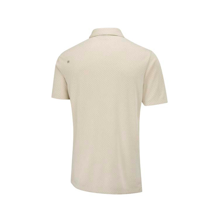 PING Hershel Golf Polo - Egret Back View