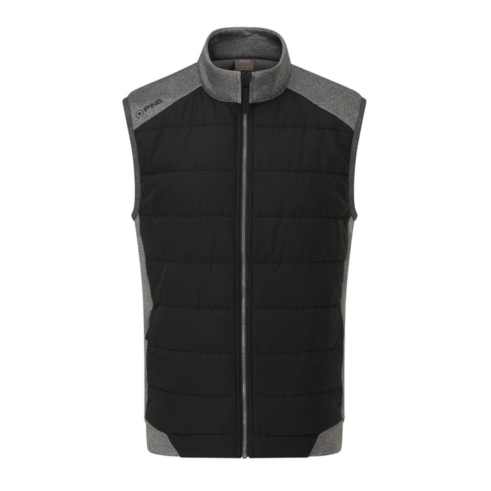 PING Aiden Golf Gilet - Grey/Black 