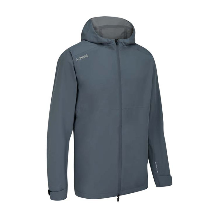 PING AquaDrive Hooded Golf Jacket - Carbon Side View 