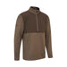 PING Ezra 1/4 Golf Pullover - Coffee Side View 